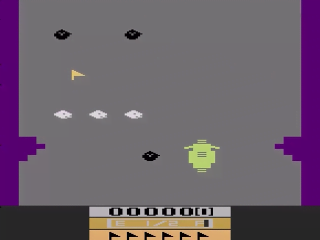 Motocross title screen for Atari 2600